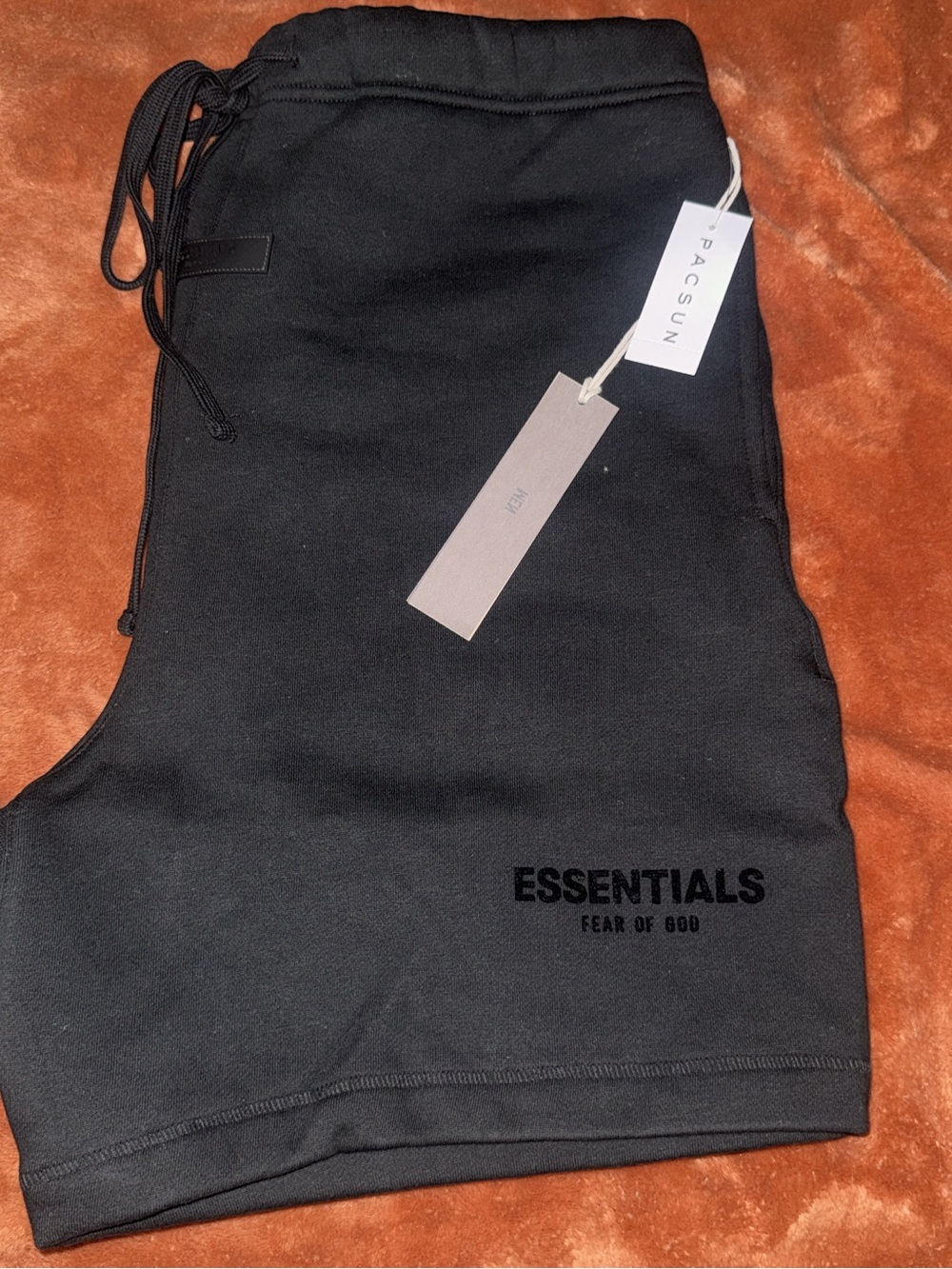 Fear of God Black Men's Athletic Drawstring Shorts. M